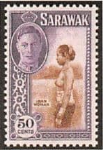 Getting to know King George VI Sarawak stamps