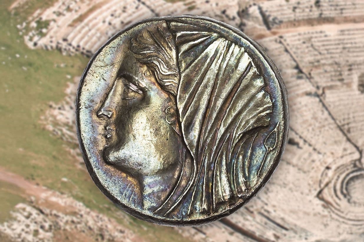 Sicily, Syracuse, Philistis (wife of Hieron II, 275-215 BC) AR 16 Litrai, c. 240-218/5 BC, 13.38g.