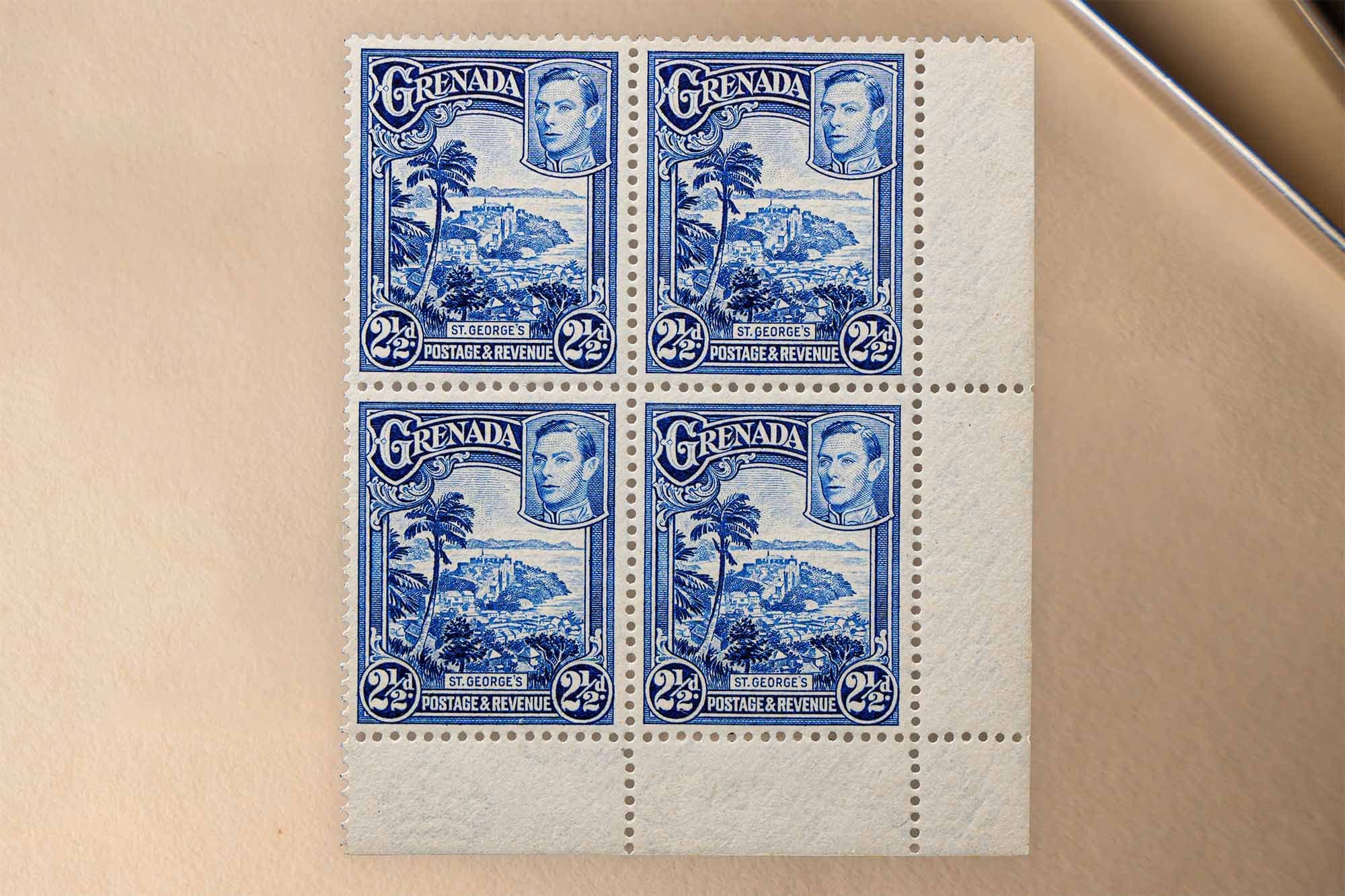 Grenada SG 157a block mint