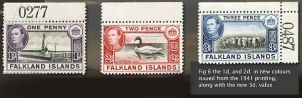 Falkland Islands King George VI: 1938–50 Pictorial Definitives
