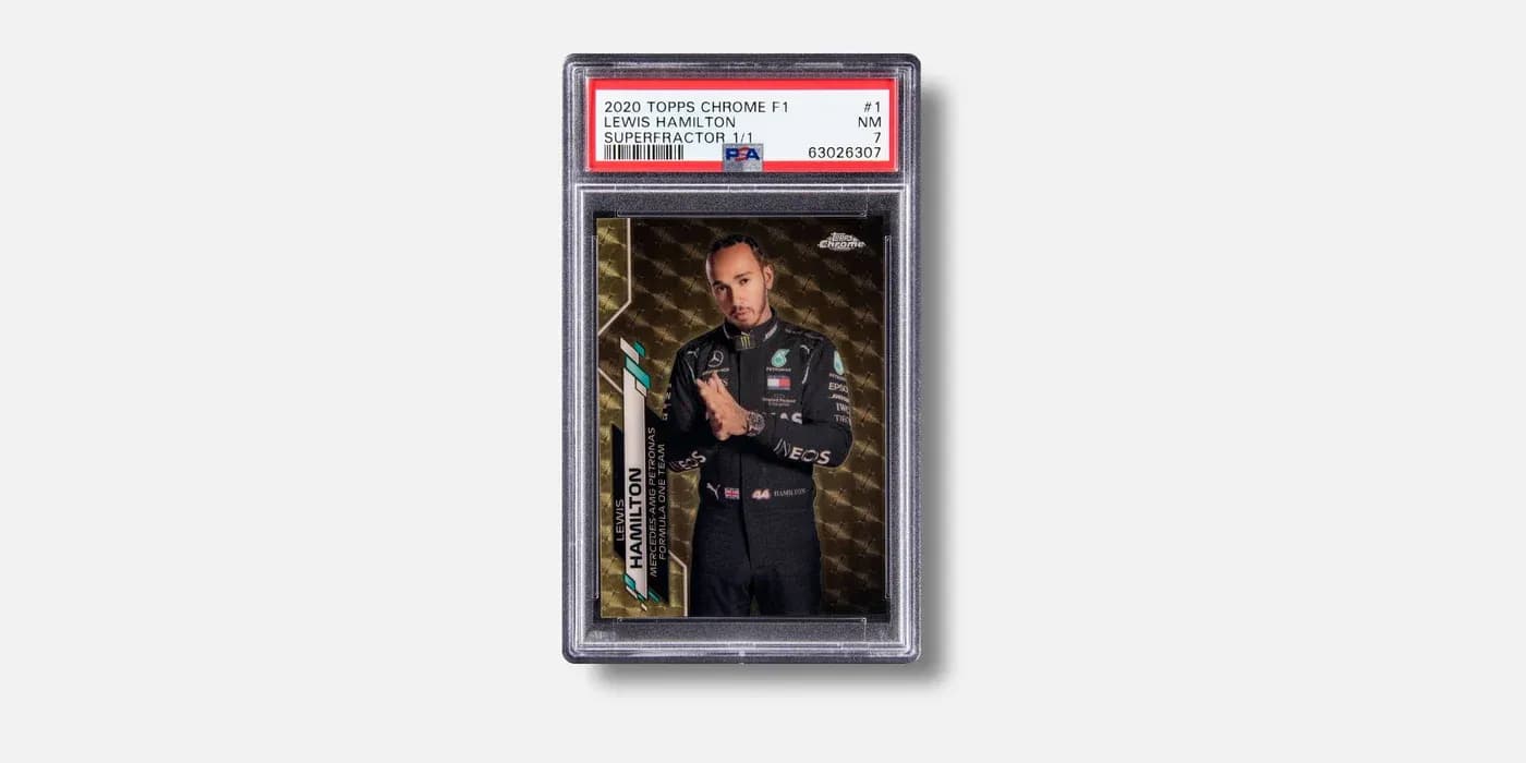 Lewis Hamilton PSA Card