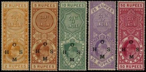 Closer Look: India Telegraph Stamps