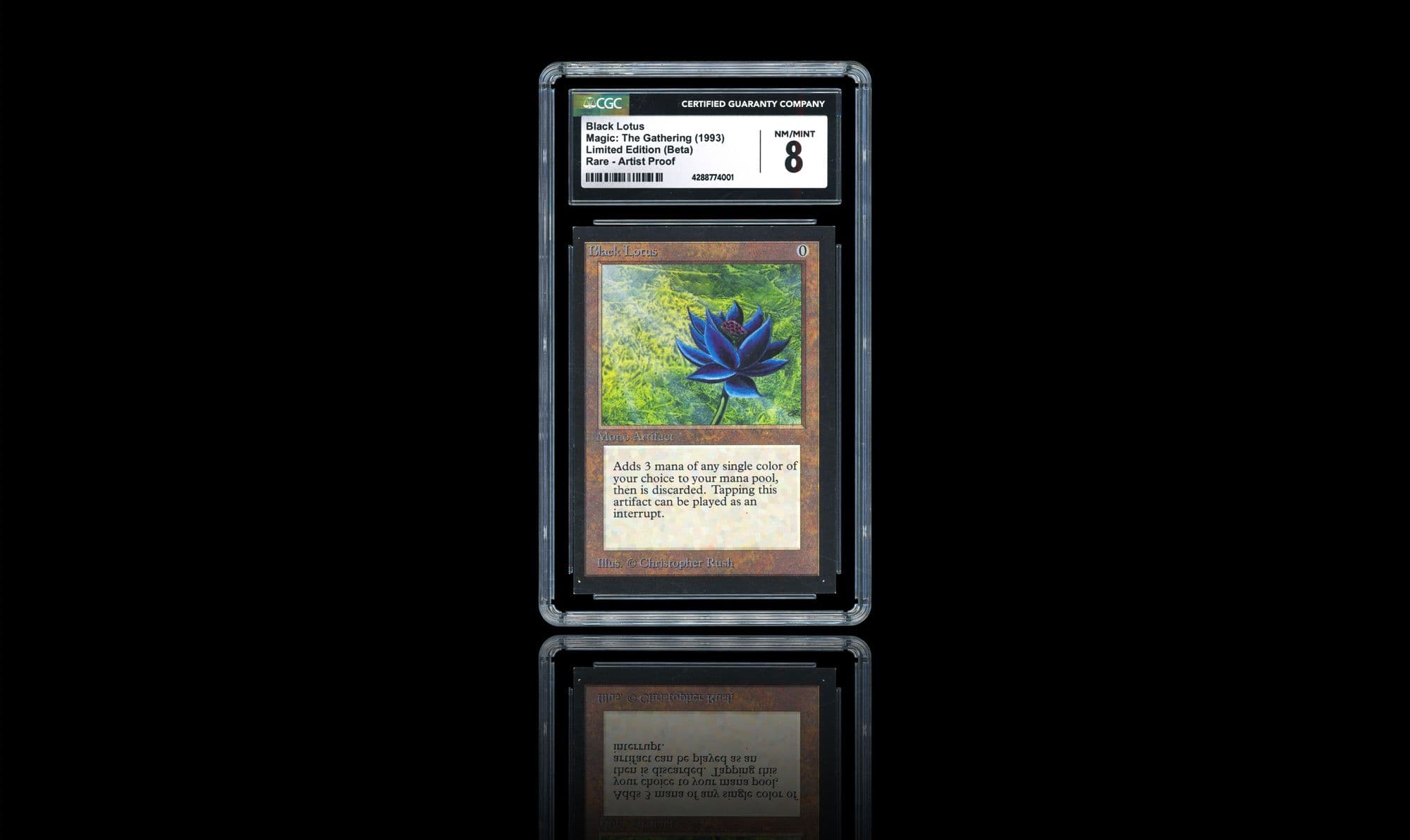 Magic: The Gathering - Black Lotus Artist Proof - Limited Edition Beta - CGC 8