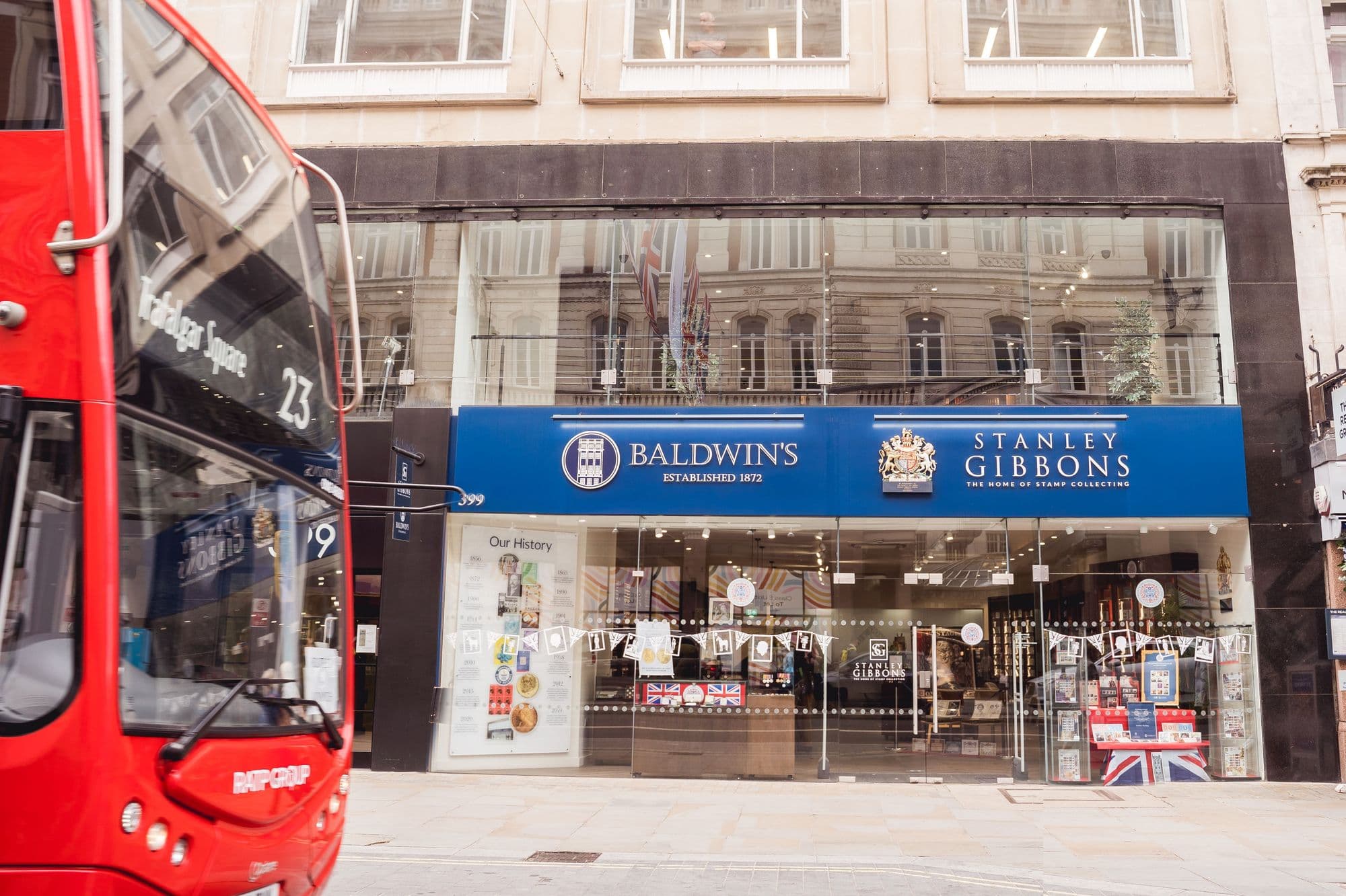 Stanley Gibbons Baldwin's 399 Strand London